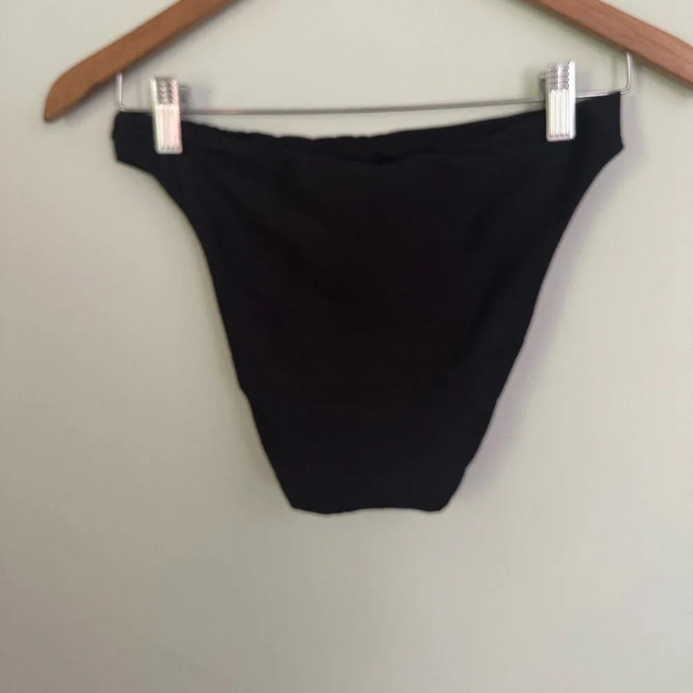 NWT Jcrew ribbed Black Textured Women's Swim Bottom